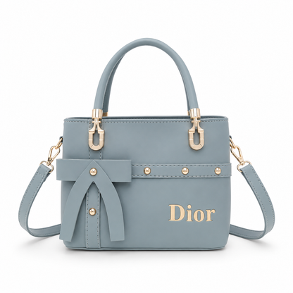 Luxury Sky Blue Handbag for Women – Elegant Designer Style Tote Bag