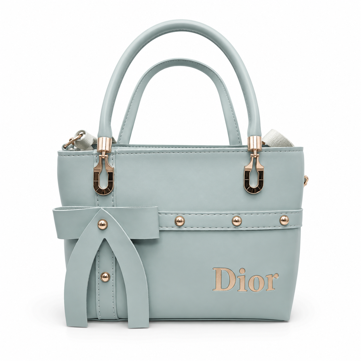 Luxury Sky Blue Handbag for Women – Elegant Designer Style Tote Bag