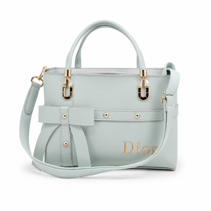 Luxury Sky Blue Handbag for Women – Elegant Designer Style Tote Bag