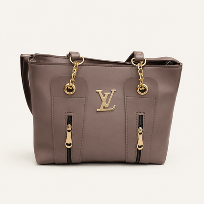 Elegant Brown Ladies Handbag
