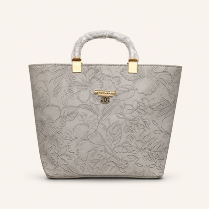 Luxury Floral Tote Handbag