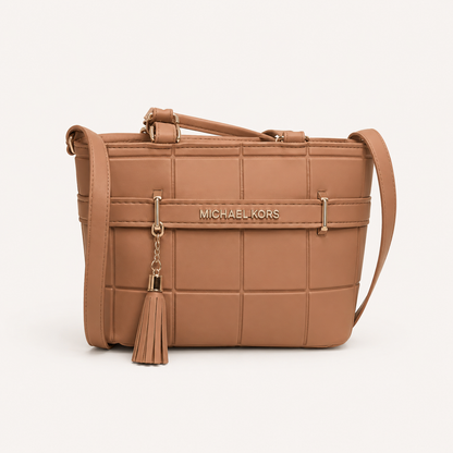 Elegant Tan Tote Handbag