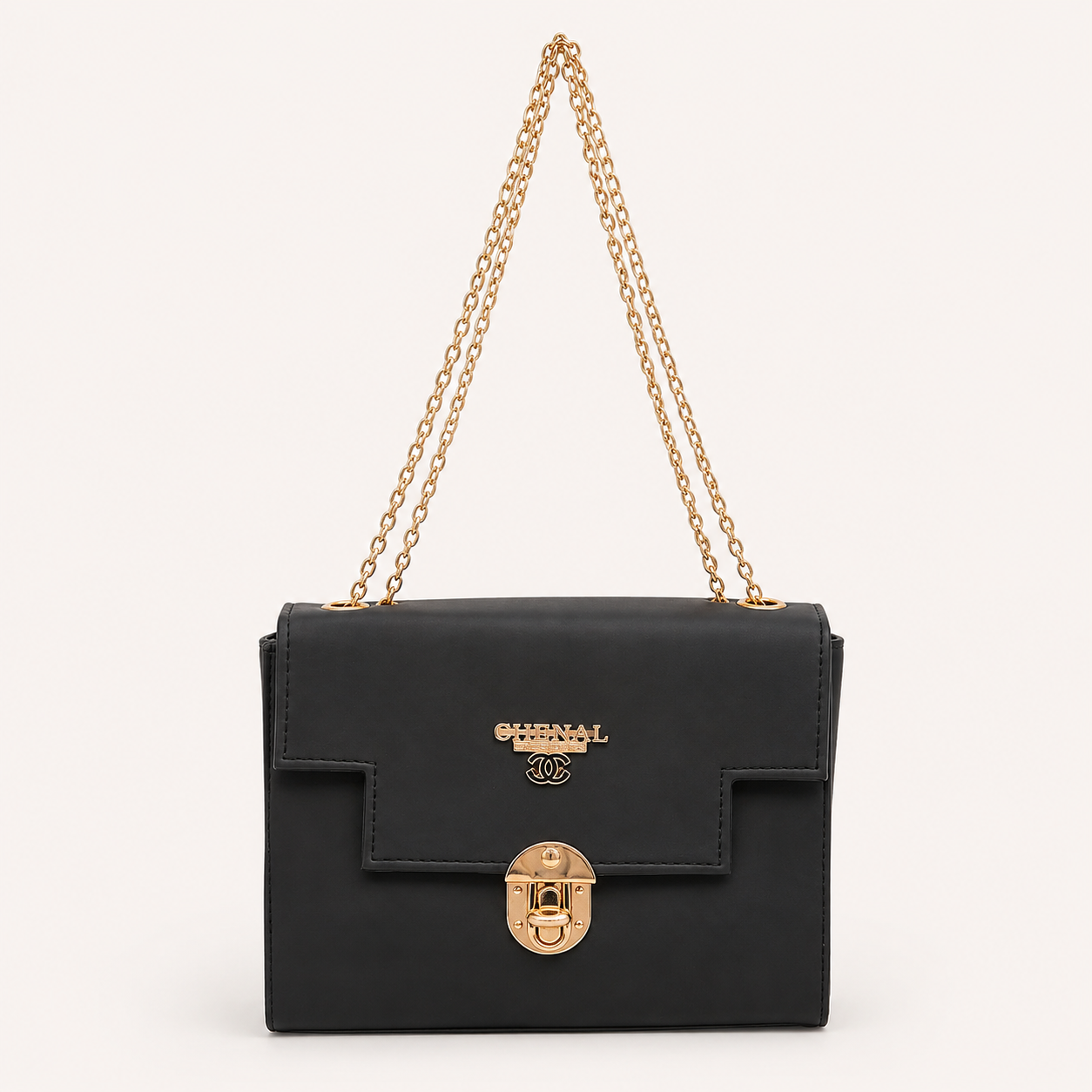 Luxury Black Chain Handbag