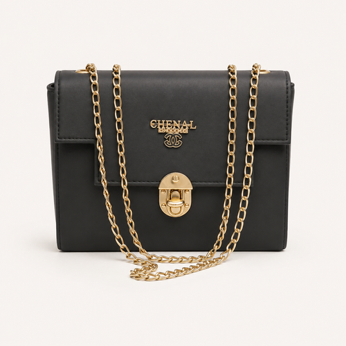 Luxury Black Chain Handbag