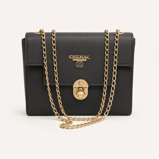 Luxury Black Chain Handbag