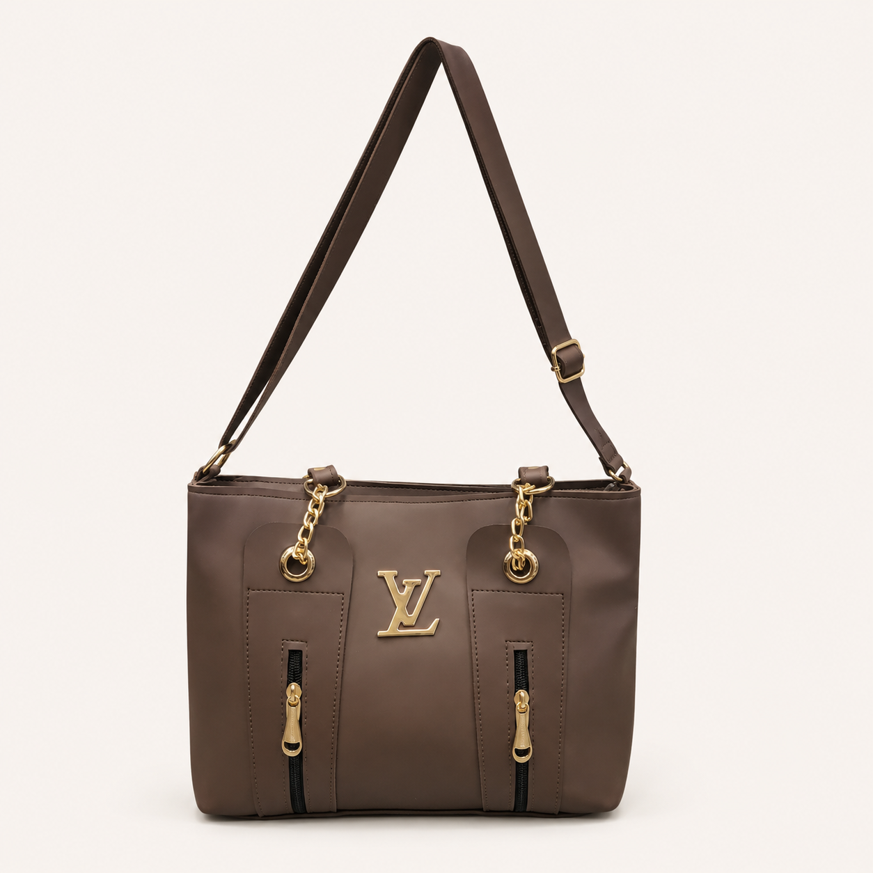 Elegant Brown Ladies Handbag
