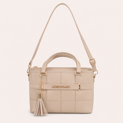 Elegant Tan Tote Handbag