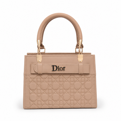 Luxury Black Quilted Handbag for Women – Elegant Designer Style Tote Bag with Shoulder Strap